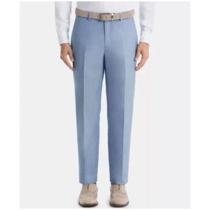 Lauren Ralph Lauren Men's Classic-Fit Dress Pants, Light Blue, 40Wx30L.